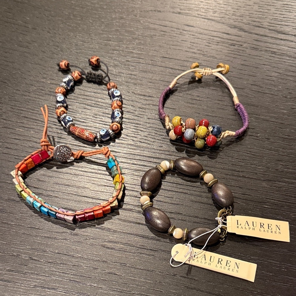 Lauren Ralph Lauren Women’s 4 Piece Beaded Bracelets